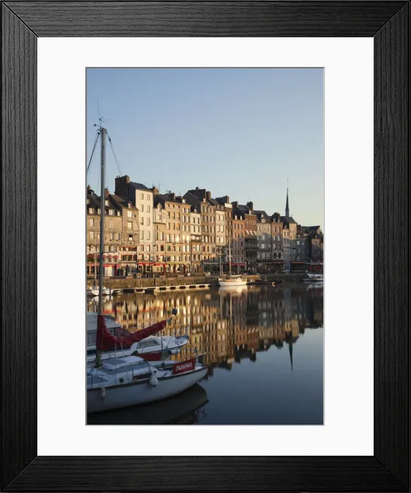 Framed Print : France, Normandy, Honfleur Framed Print : France, Normandy, Honfleur