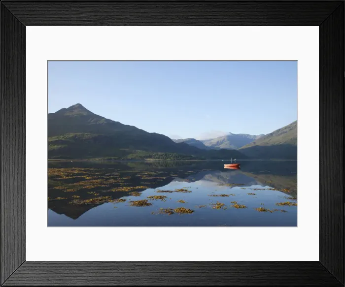 Framed Print : UK, Scotland, Highlands, Loch Duich, Invershiel Framed Print : UK, Scotland, Highlands, Loch Duich, Invershiel