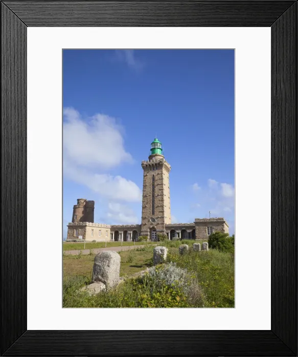 Framed Print : France, Brittany, Cotes-D Armor, Cap Frehel, The Light House Framed Print : France, Brittany, Cotes-D Armor, Cap Frehel, The Light House