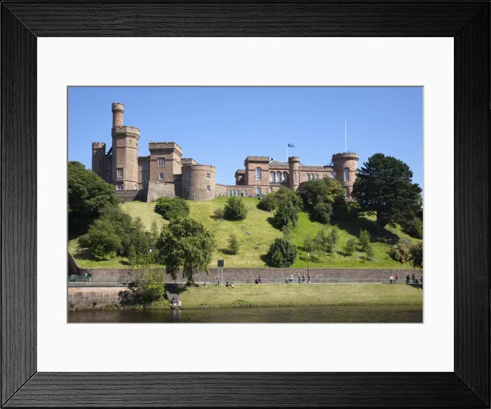 Framed Print : UK, Scotland, Highlands, Inverness, River Ness and Inverness Castle Framed Print : UK, Scotland, Highlands, Inverness, River Ness and Inverness Castle