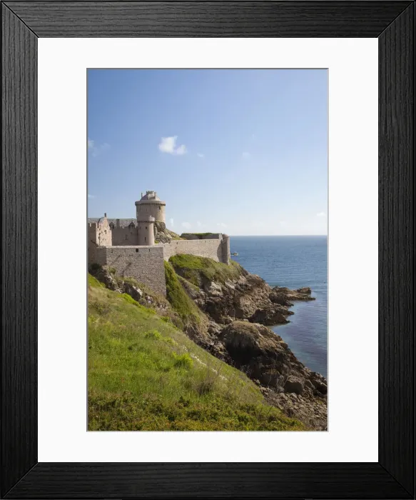 Framed Print : France, Brittany, Cotes-D Armor, Cap Frehel, Fort La Latte Framed Print : France, Brittany, Cotes-D Armor, Cap Frehel, Fort La Latte