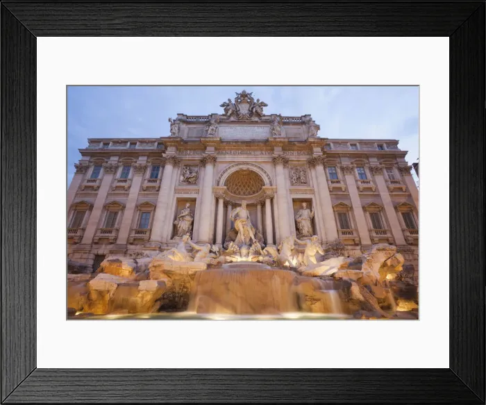 Framed Print : Italy, Rome, Trevi Fountain