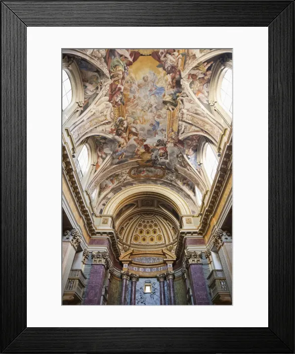 Framed Print : Italy, Rome, Interior of Chiesa de S. Pantaleo Es Guiseppe Calasanzio Church Framed Print : Italy, Rome, Interior of Chiesa de S. Pantaleo Es Guiseppe Calasanzio Church