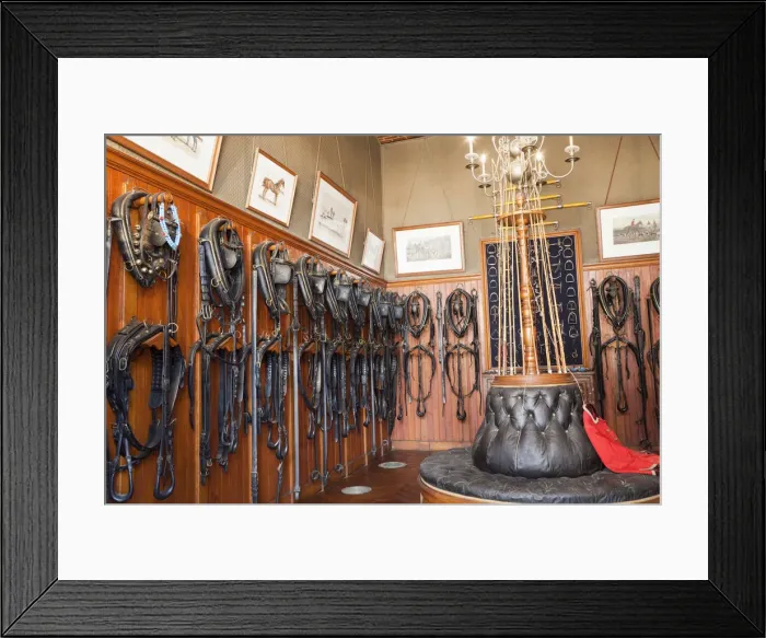 Framed Print : France, Loire Valley, Chaumont, Parked Bicycles