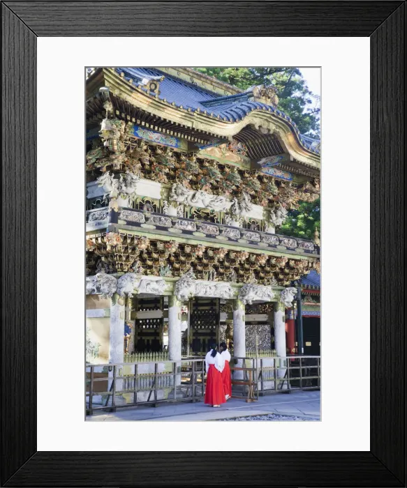 Framed Print : Japan, Nikko, Toshogu Shrine, Yomeimon Gate Framed Print : Japan, Nikko, Toshogu Shrine, Yomeimon Gate