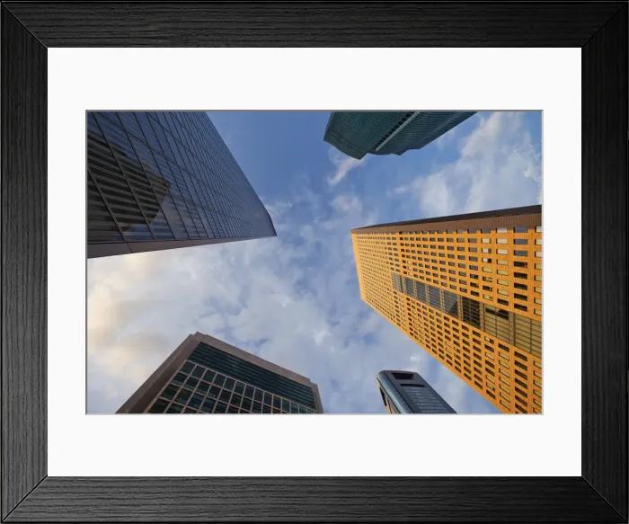 Framed Print : Japan, Tokyo, Shiodome, Skyscrapers Framed Print : Japan, Tokyo, Shiodome, Skyscrapers