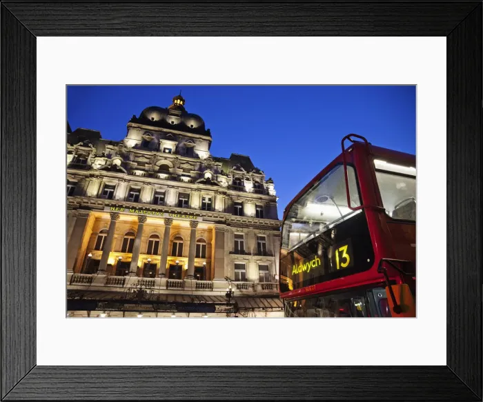Framed Print : England, London, Haymarket, Her Majestys Theatre Framed Print : England, London, Haymarket, Her Majestys Theatre