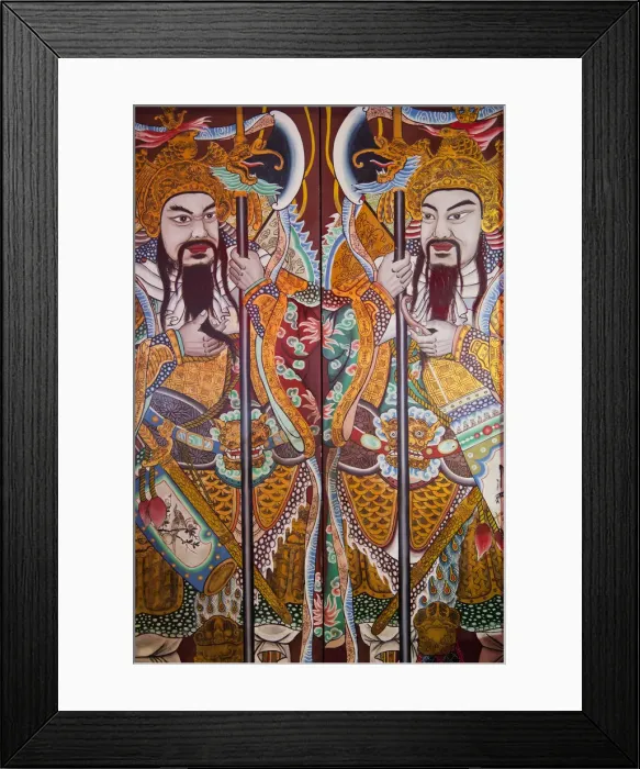 Framed Print : Singapore, Chinatown, Thian Hock Keng Temple, Doorway Framed Print : Singapore, Chinatown, Thian Hock Keng Temple, Doorway