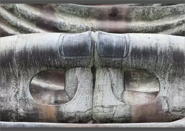 Japan, Tokyo, Kamakura, Kotokuin Temple, The Great Buddha, Hand Detail