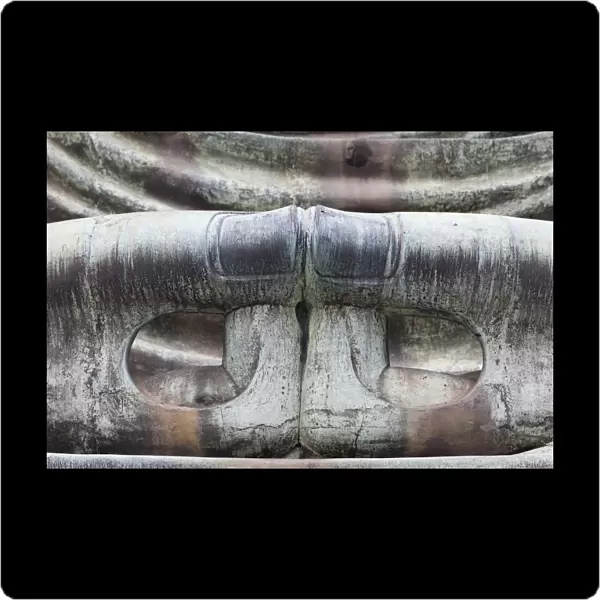 Japan, Tokyo, Kamakura, Kotokuin Temple, The Great Buddha, Hand Detail