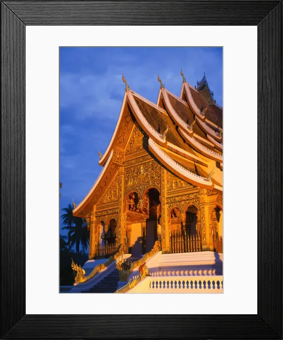 Framed Print : Laos, Luang Prabang, Royal Palace Museum, Wat Ho Pha Bang Framed Print : Laos, Luang Prabang, Royal Palace Museum, Wat Ho Pha Bang