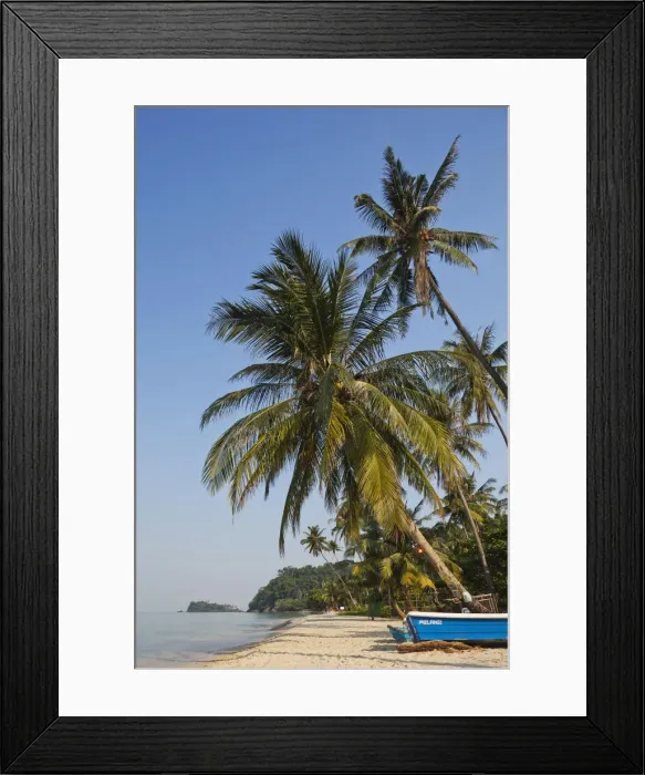Framed Print : Thailand, Trat Province, Koh Chang, Lonely Beach Framed Print : Thailand, Trat Province, Koh Chang, Lonely Beach