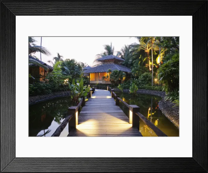 Framed Print : Thailand, Trat Province, Koh Chang, Koh Chang Tropicana Resort Hotel