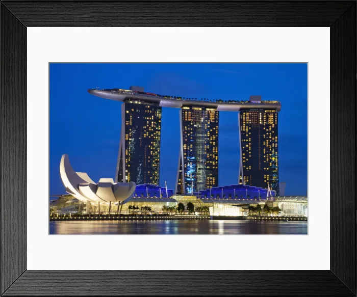 Framed Print : Singapore, Marina Bay Sands Hotel and Casino Framed Print : Singapore, Marina Bay Sands Hotel and Casino