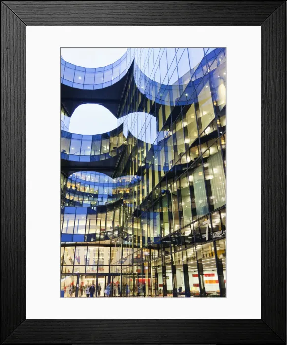 Framed Print : England, London, Southwark, More London Piazza, 7 More London Building Framed Print : England, London, Southwark, More London Piazza, 7 More London Building