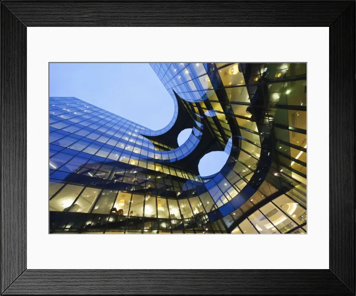 Framed Print : England, London, Southwark, More London Piazza, 7 More London Building