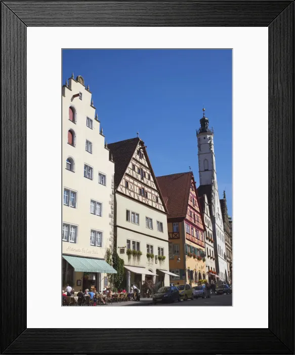 Framed Print : Germany, Bavaria, Romantic Road, Rothenburg ob der Tauber Framed Print : Germany, Bavaria, Romantic Road, Rothenburg ob der Tauber