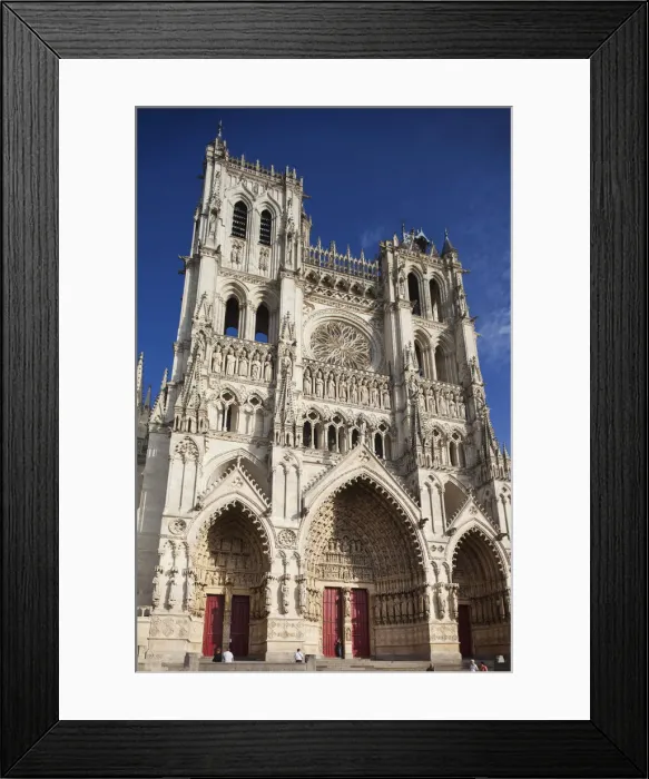 Framed Print : France, Somme, Amiens, Amiens Cathedral Framed Print : France, Somme, Amiens, Amiens Cathedral