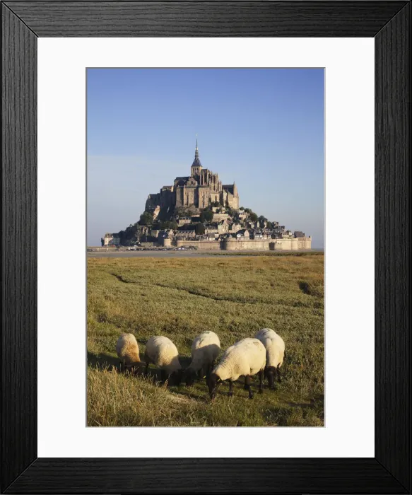 Framed Print : France, Normandy, Mont St. Michel Framed Print : France, Normandy, Mont St. Michel