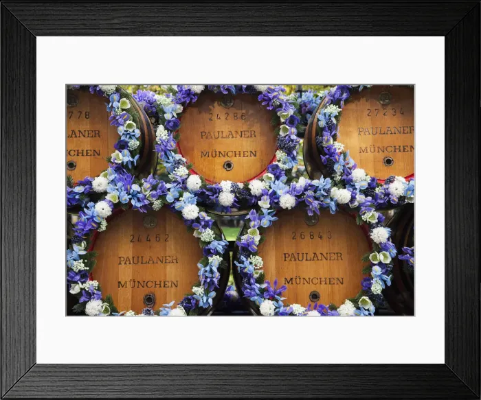 Framed Print : Germany, Bavaria, Munich, Oktoberfest, Beer Barrels Framed Print : Germany, Bavaria, Munich, Oktoberfest, Beer Barrels