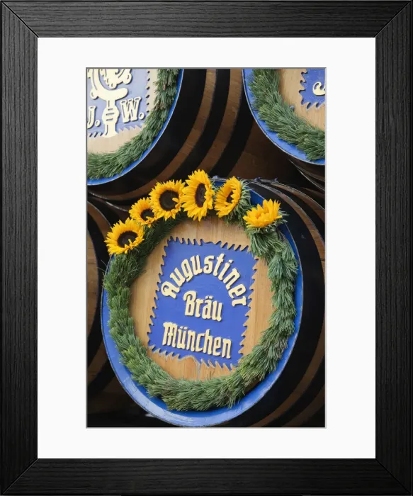 Framed Print : Germany, Bavaria, Munich, Oktoberfest, Beer Barrels Framed Print : Germany, Bavaria, Munich, Oktoberfest, Beer Barrels