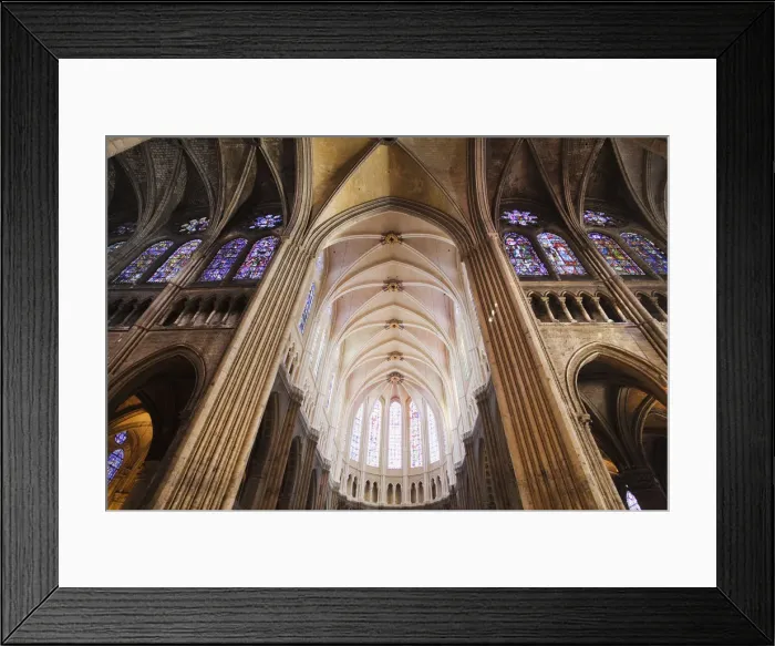 Framed Print : France, Eure-et-Loire, Chartres, Chartres Cathedral Framed Print : France, Eure-et-Loire, Chartres, Chartres Cathedral