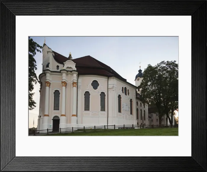 Framed Print : Germany, Bavaria, Romantic Road, Wieskirche Framed Print : Germany, Bavaria, Romantic Road, Wieskirche