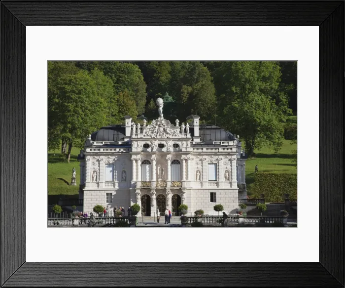 Framed Print : Germany, Bavaria, Romantic Road, Linderhof Palace Framed Print : Germany, Bavaria, Romantic Road, Linderhof Palace