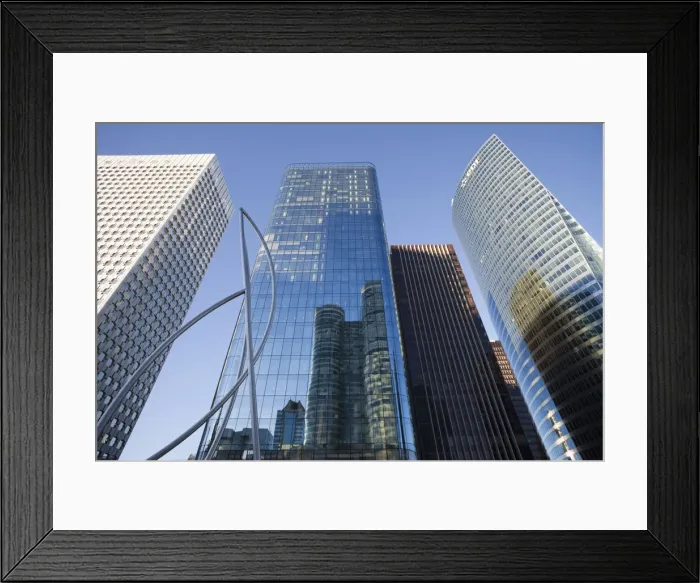 Framed Print : France, Paris, La Defense, Skyscrapers