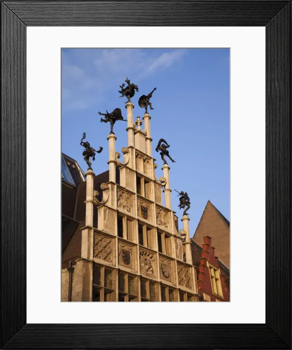 Framed Print : Belgium, Ghent, Building Facade Framed Print : Belgium, Ghent, Building Facade