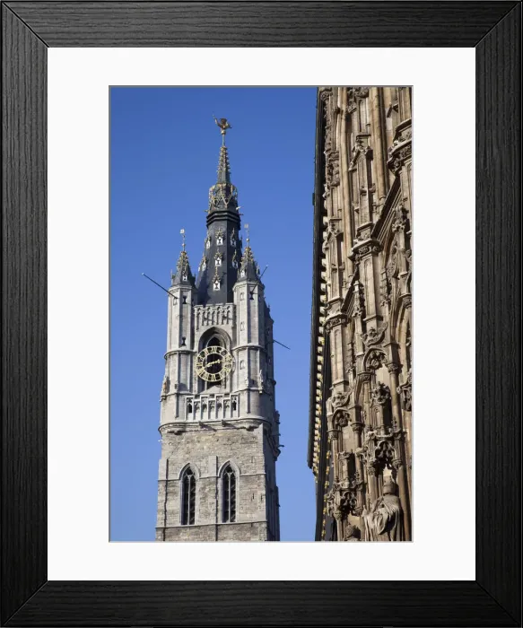 Framed Print : Belgium, Ghent, The Belfort Framed Print : Belgium, Ghent, The Belfort