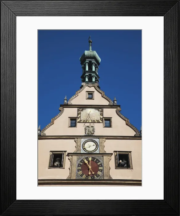 Framed Print : Germany, Bavaria, Romantic Road, Rothenburg ob der Tauber, The Ratstrinkstube or City Framed Print : Germany, Bavaria, Romantic Road, Rothenburg ob der Tauber, The Ratstrinkstube or City
