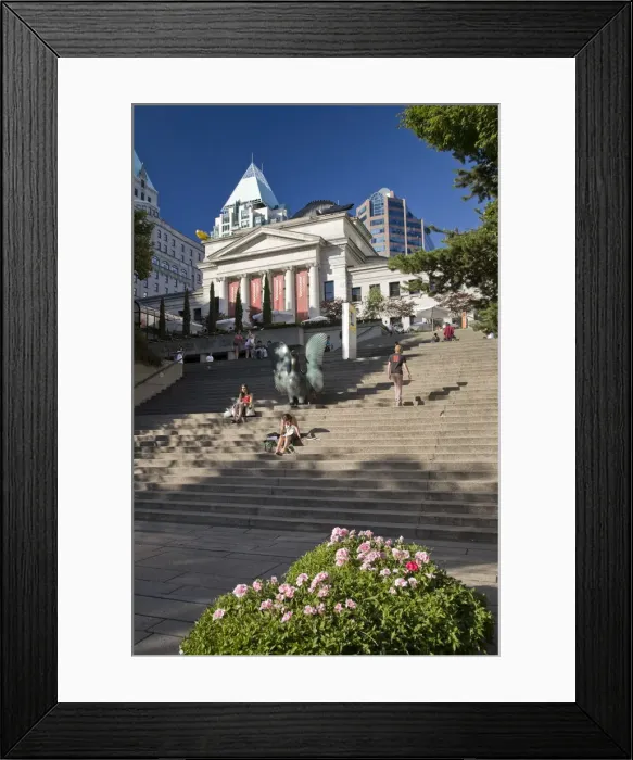 Framed Print : Vancouver Art Gallery, Vancouver, British Columbia, Canada Framed Print : Vancouver Art Gallery, Vancouver, British Columbia, Canada