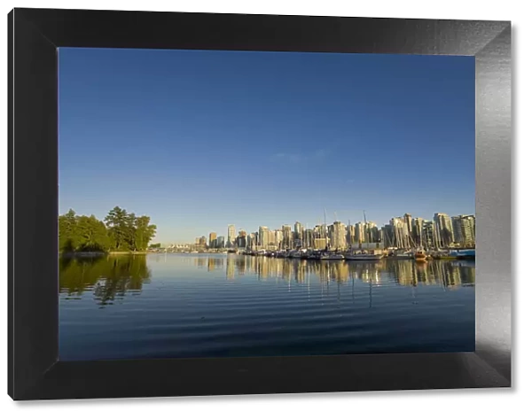 Downtown Vancouver Skyline and Coal Harbour, Vancouver, British Columbia, Canada