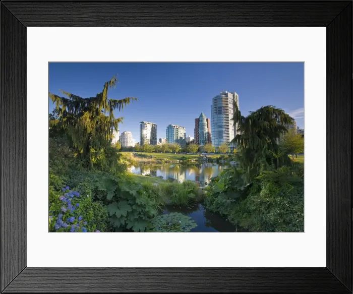 Framed Print : Devonian Harbour Park and Downtown Vancouver Skyline, Vancouver, British Columbia, Canada Framed Print : Devonian Harbour Park and Downtown Vancouver Skyline, Vancouver, British Columbia, Canada