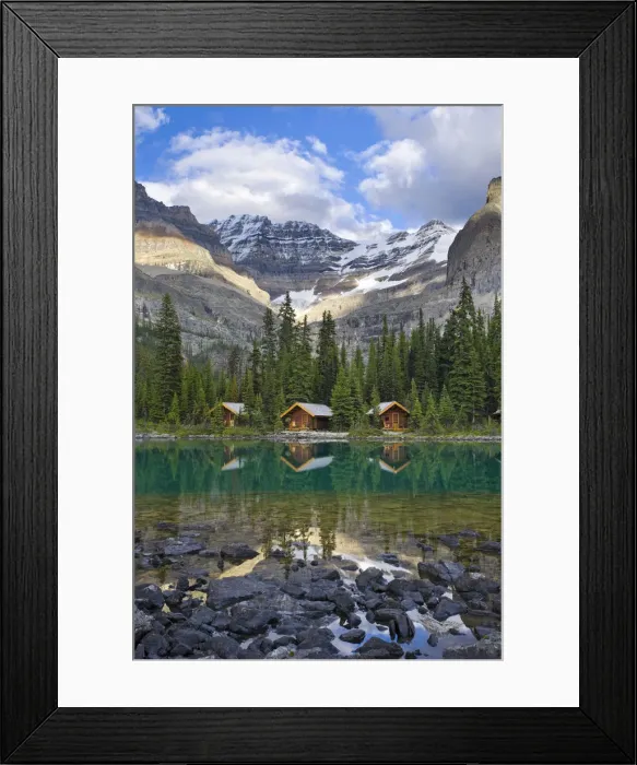 Framed Print : Lake O Hara and Lake O Hara Lodge, Yoho National Park, British Columbia, Canada Framed Print : Lake O Hara and Lake O Hara Lodge, Yoho National Park, British Columbia, Canada