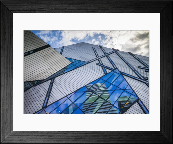 Framed Print : Canada, Ontario, Toronto, Royal Ontario Museum, The Crystal, Daniel Liebeskind, architect Framed Print : Canada, Ontario, Toronto, Royal Ontario Museum, The Crystal, Daniel Liebeskind, architect
