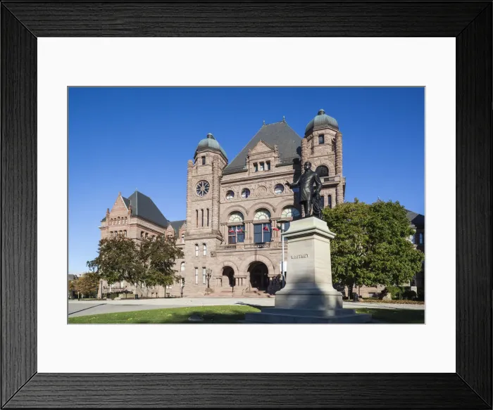 Framed Print : Canada, Ontario, Toronto, Ontario Provincial Parliament Framed Print : Canada, Ontario, Toronto, Ontario Provincial Parliament