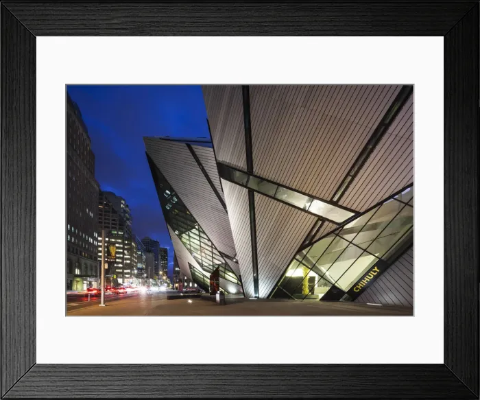 Framed Print : Canada, Ontario, Toronto, Royal Ontario Museum, The Crystal, Daniel Liebeskind, architect Framed Print : Canada, Ontario, Toronto, Royal Ontario Museum, The Crystal, Daniel Liebeskind, architect