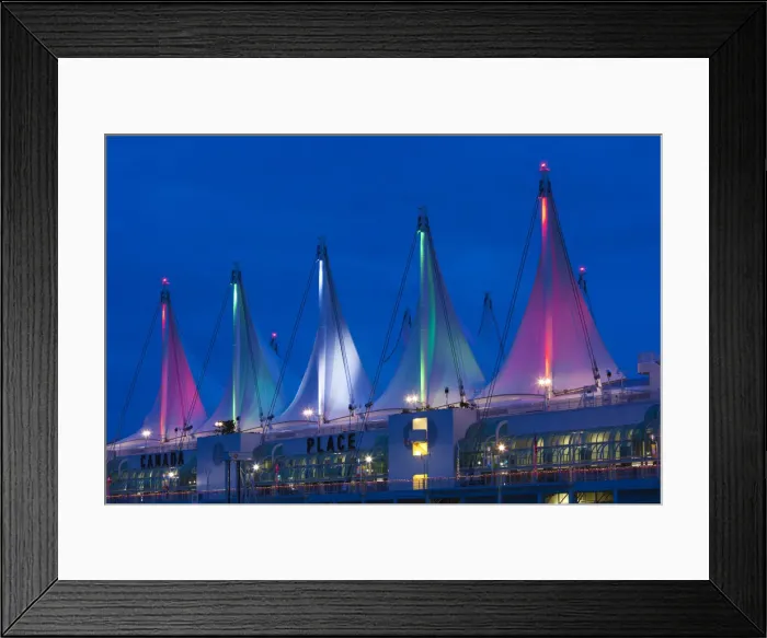 Framed Print : Canada, British Columbia, Vancouver, Canada Place