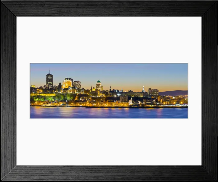 Framed Print : Canada, Quebec, Quebec City, Vieux Quebec or Old Quebec across Saint Lawrence River Framed Print : Canada, Quebec, Quebec City, Vieux Quebec or Old Quebec across Saint Lawrence River