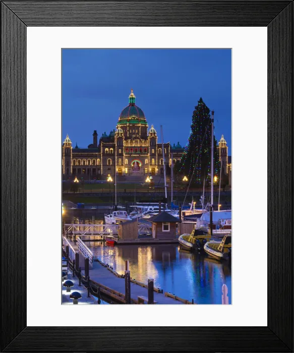 Framed Print : Canada, British Columbia, Vancouver Island, Victoria, British Columbia Parliament