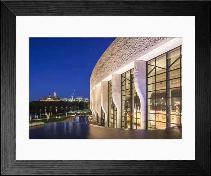 Framed Print : Canada, Quebec, Hull-Gatineau, Canadian Museum of Civilization, view towards Parliament Framed Print : Canada, Quebec, Hull-Gatineau, Canadian Museum of Civilization, view towards Parliament