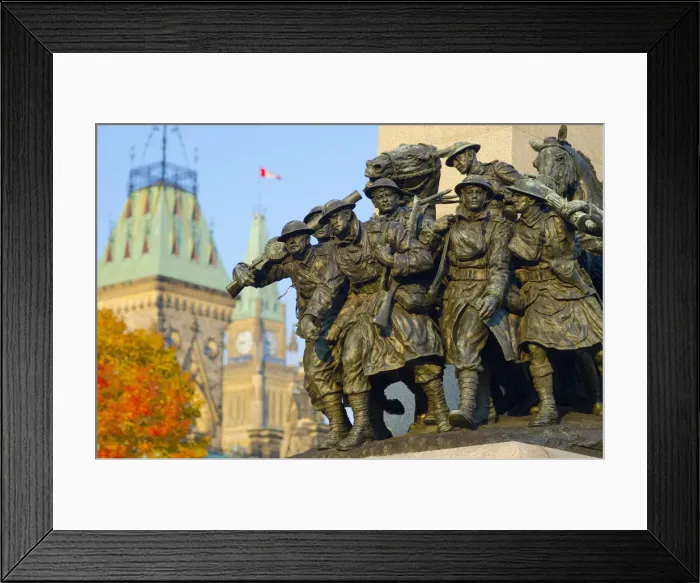Framed Print : Canada, Ontario, Ottawa, Tomb of the Unknown Soldier and Canadian Parliament Framed Print : Canada, Ontario, Ottawa, Tomb of the Unknown Soldier and Canadian Parliament