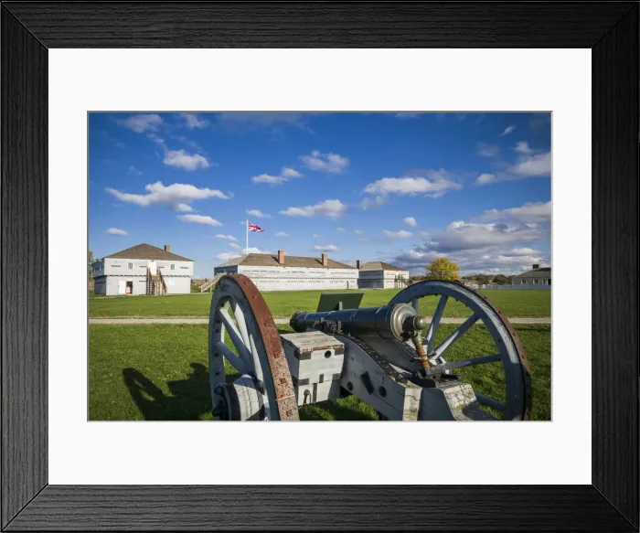 Framed Print : Canada, Ontario, Niagara on the Lake, Fort George, 1797, fort interior grounds