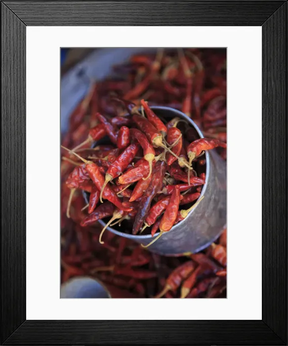 Framed Print : Myanmar (Burma), Rakhine State, Mrauk U, Chin Village, local market Framed Print : Myanmar (Burma), Rakhine State, Mrauk U, Chin Village, local market