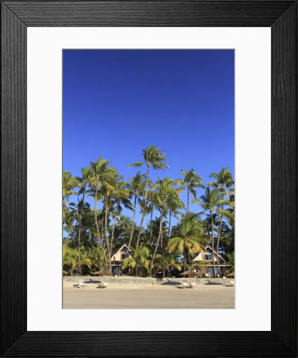 Framed Print : Myanmar (Burma), Rakhine State, Ngapali Beach Framed Print : Myanmar (Burma), Rakhine State, Ngapali Beach