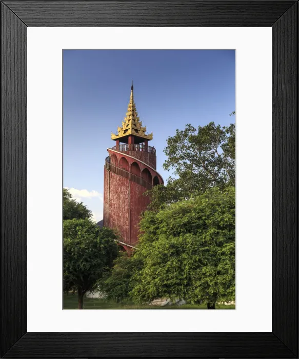 Framed Print : Myanmar (Burma), Mandalay, Mandalay Palace Framed Print : Myanmar (Burma), Mandalay, Mandalay Palace