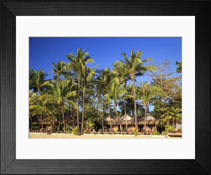 Framed Print : Myanmar (Burma), Rakhine State, Ngapali Beach Framed Print : Myanmar (Burma), Rakhine State, Ngapali Beach
