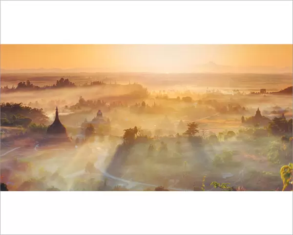 Mrauk U Pagodas, Rakhine State, Myanmar (Burma)